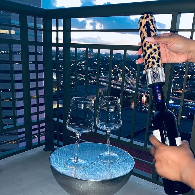 Electric Wine Opener – Premium Automatic Corkscrew with Rechargeable Charging Base – Luxury Wine Accessory