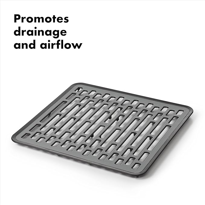 OXO Good Grips Small Sink Mat & Good Grips Silicone Shower & Tub Drain Protector