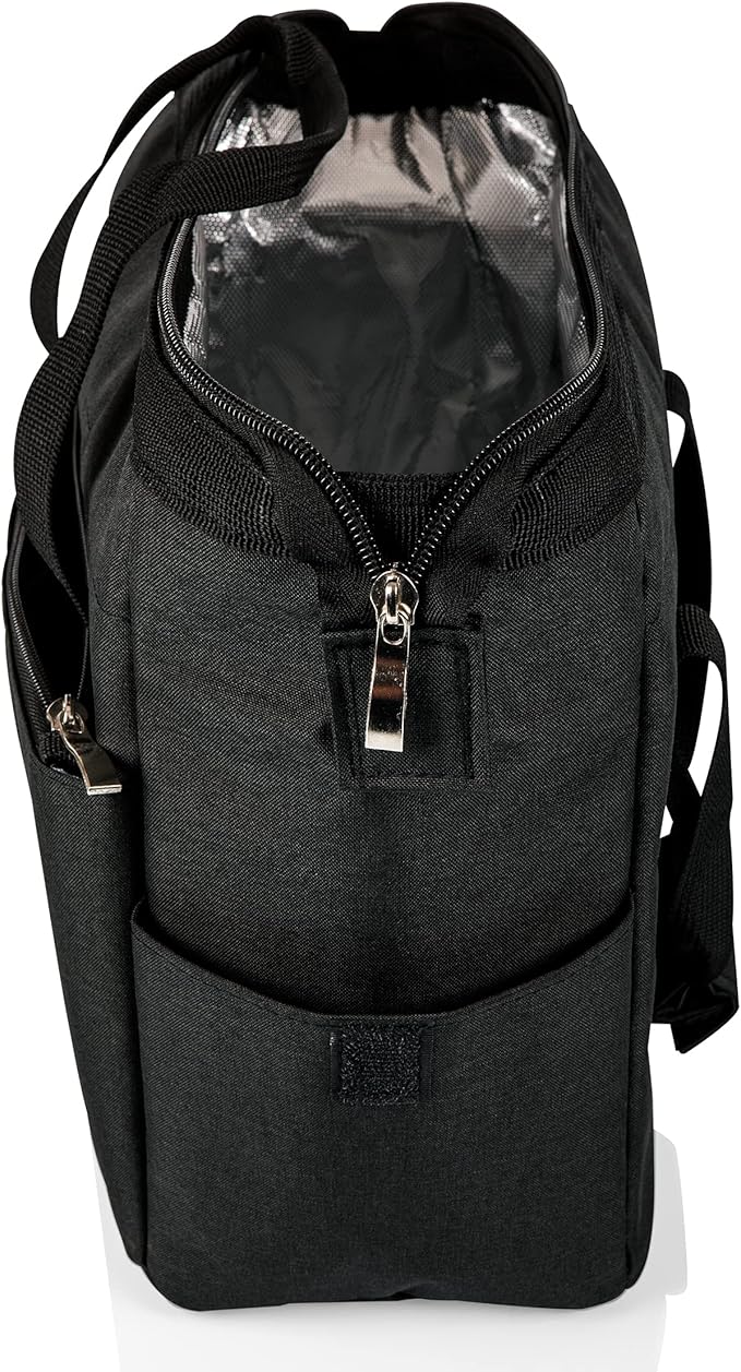 PICNIC TIME Friends Central Perk On The Go Lunch Bag, Soft Cooler Lunch Box, Insulated Lunch Bag, (Black)