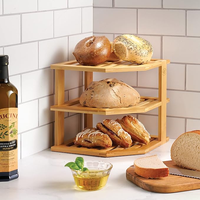 Bambüsi Bamboo Dish Drying Rack and Plate Organizer Set Bundle