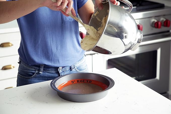 Silpat The Original Round Cake Liner Non-Stick Silicone Baking Mat, 9"