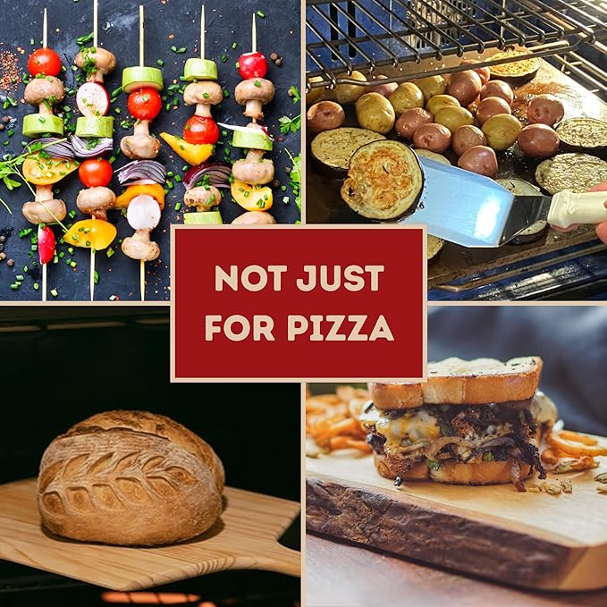 ThermiChef 14x14 Pizza Steel, 3/8" Thick, 20 lbs - Cooking Steel for Oven & Grill - Made in USA