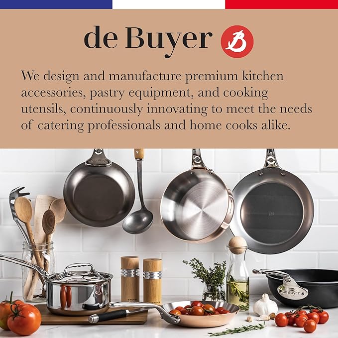 de Buyer ELASTOMOULE Madeleine Silicone Mold - Creates 9 Madeleines - Easy to Use & Clean - Dishwasher Safe