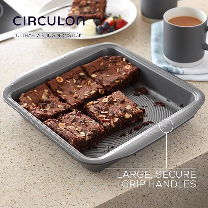 Circulon Loose Base Round Cake Tin, 22 x 22 x 9.5 cm