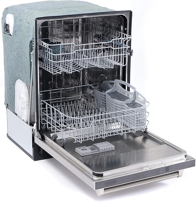 COSMO COS-DIS6502 24 in. Dishwasher in Fingerprint Resistant Stainless Steel with Stainless Steel Tub