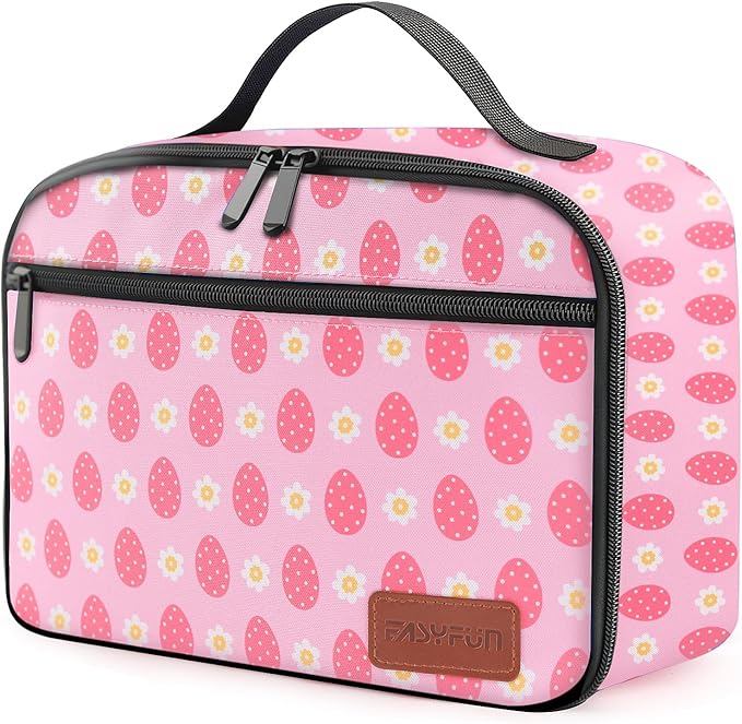 Lunch Box Kids, Insulated Lunch Bag for Women Men, Cooler Reusable Cute Lunch Containers for Boy & Girls, Adults Leak Proof Large Lunch Tote Bags for School, Work, Travel, Picnic Outdoor and Beach
