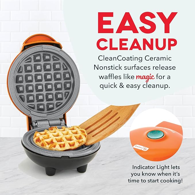 Pumpkin Mini Waffle Maker