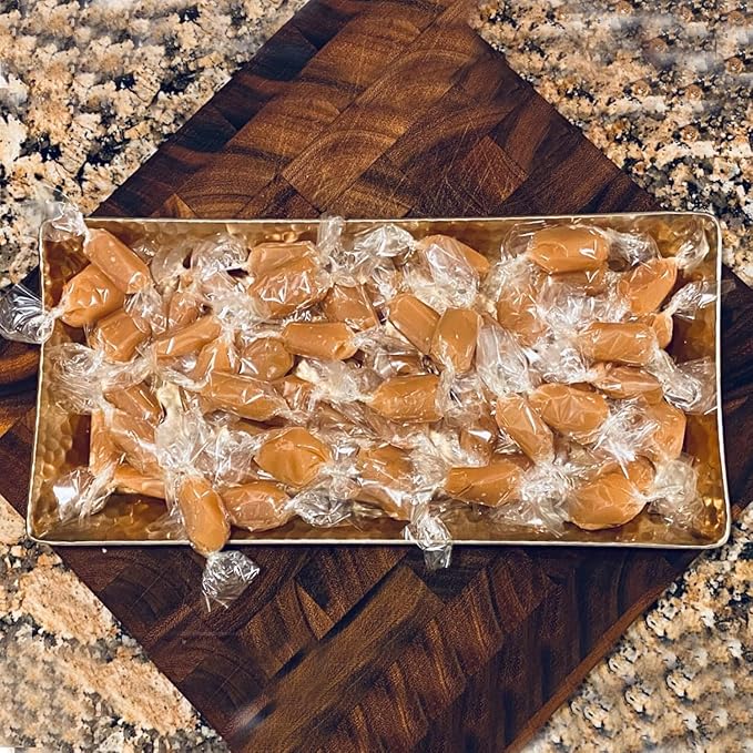 Candy Wrappers for Homemade Candy, 500 Square Sheets Natural Cellophane, 5"x5" Clear Caramel Wrappers for Chocolate Lollipop Candy Making Supplies