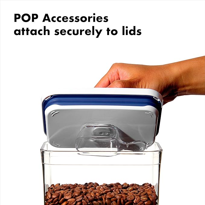 OXO Good Grips Storage Container Airtight | Stackable | For Pantry Organization | Dishwasher Safe | 5 Piece Set, Pack of 2