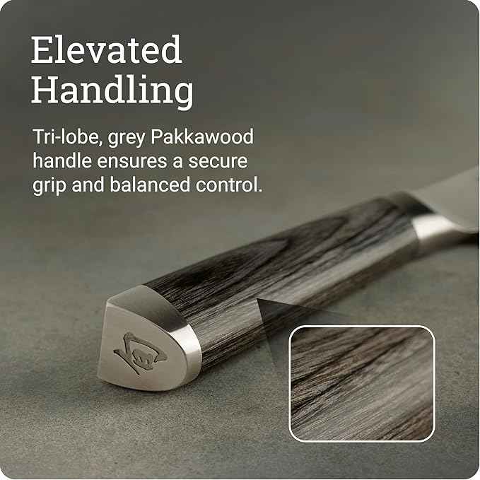 Shun Cutlery Kagerou Nakiri Knife 6.5 Inch, Ideal Sharp Chopping Knife for Vegetables and All-Purpose Chef Knife, Professional Nakiri Knife, Handcrafted Japanese Kitchen Knife