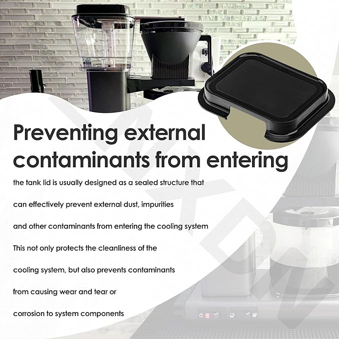 Reservoir Water Tank Lid Accessories Compatible with Technivorm Moccamaster 13010 Coffee Maker K, KB, KBS, KBG, KBT, KBGT, KBTS Model - Black
