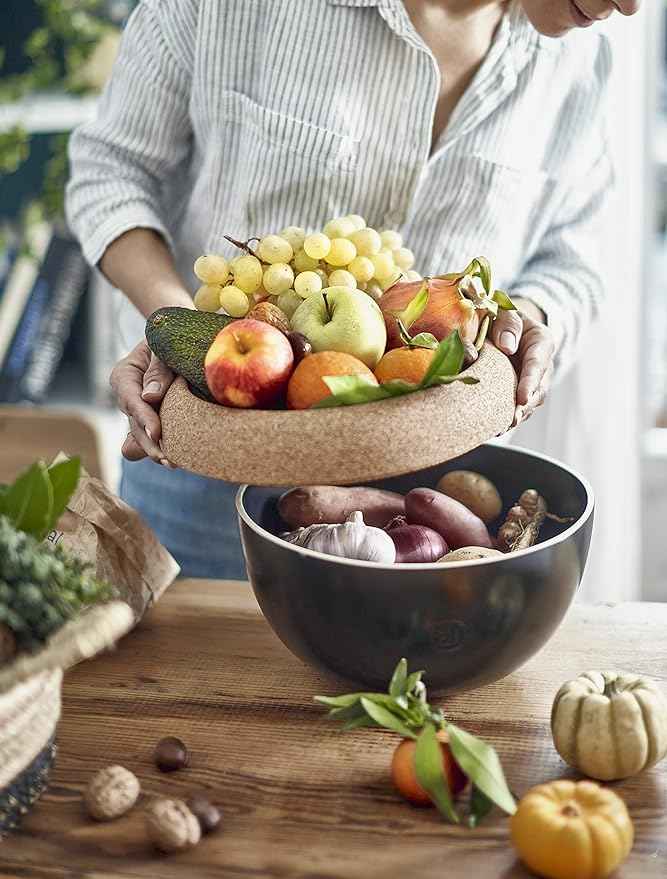 Emile Henry Deep Food Storage Bowl, 10.6 x 7.3in, Burgundy