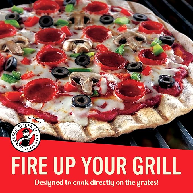 Urban Slicer Pizza Worx, Outdoor Grilling Pizza Dough Mix, Make-At-Home Dough Kit, Crispy Thin Crust, 13.4 oz Bag, Makes 2 Crusts