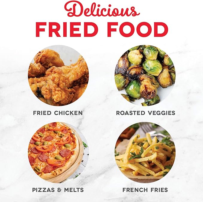 Dash Digital Tasti-Crisp™ Air Fryer - Compact Electric Digital Fryer With Auto Shut-Off Feature - Ideal for Small Spaces - AirCrisp® Technology - 2.6 Quarts - White