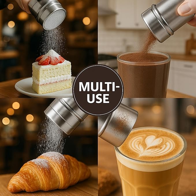 Milk Frothing Pitcher Set 12oz/350ml, 304 Stainless Steel Milk Frother Cup with Cocoa Shaker, Latte Art Pen, Stencils, Espresso Machine Accessories & Coffee Barista Tools Latte Pitcher Gift