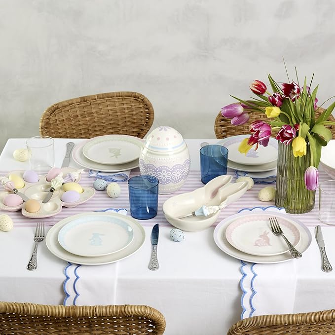 Oneida 898192 Bunny Hop Dinner Plates, Set Of 4