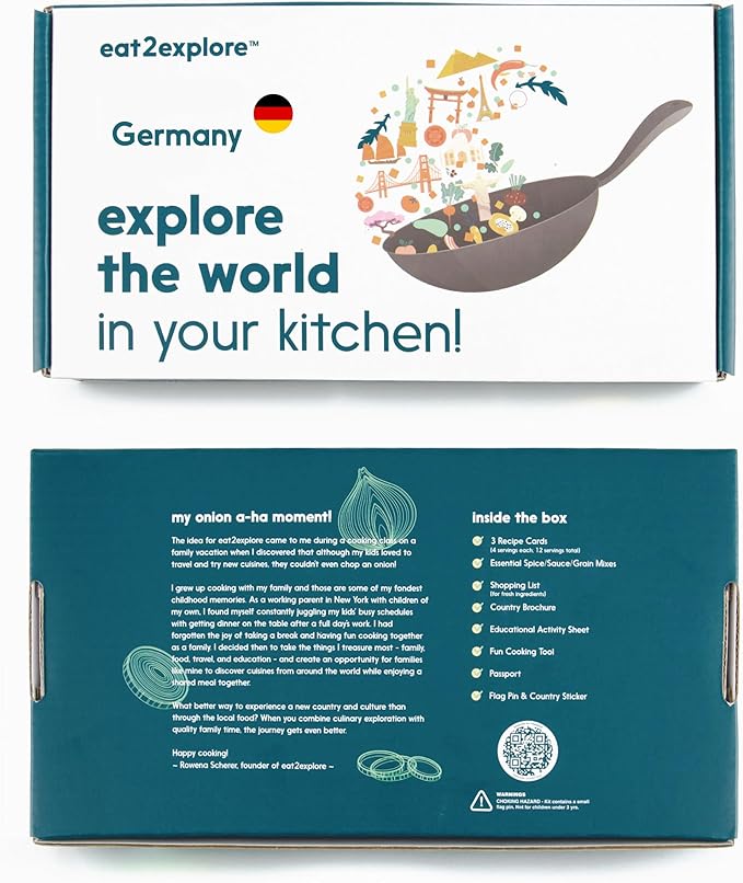 Kids Real Dessert Baking Kit for Families - Interactive & Educational Kit Includes 3 Recipe Cards with Key Ingredients, Baking Tools for Kids with Guide- Perfect for Families and Homeschooling Germany