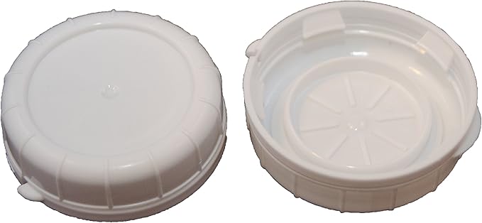 The Dairy Shoppe Glass Milk Bottle, Heavy Glass with Extra Lid, Creamery Style (1, Liter)