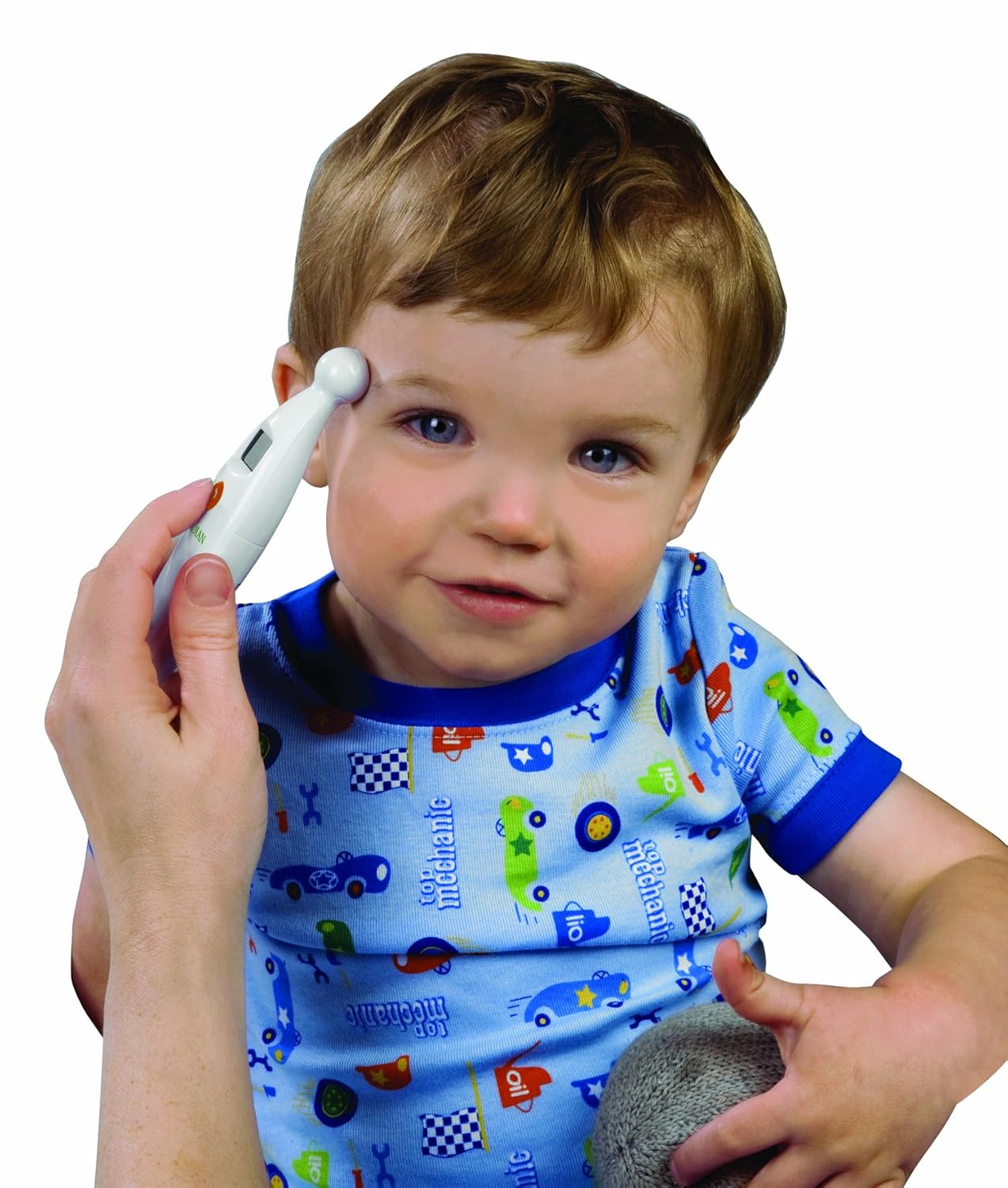 Veridian Healthcare Temple Thermometer | Infrared Measurements | Fast 6-Second Readout | Fever Alert | Backlit Display | Programmable Timer | 1-Year Warranty (Pack of 2)