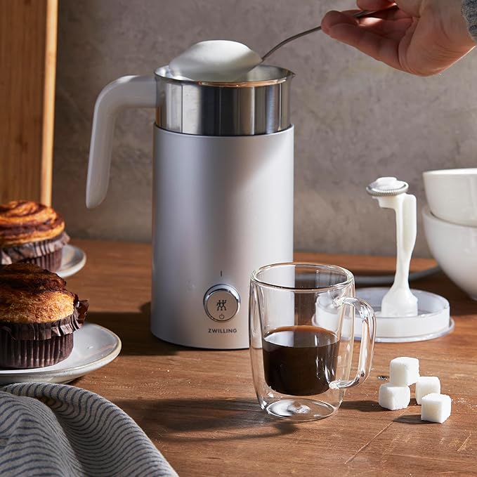 ZWILLING Enfinigy Milk Frother, Silver