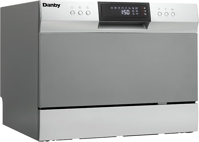 Danby DDW631SDB Countertop Dishwasher, Stainless Steel