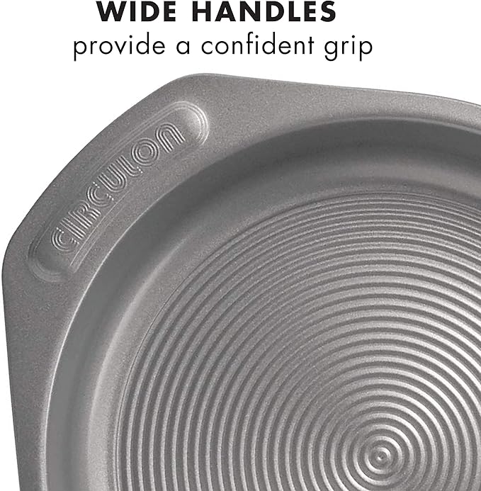 Circulon Nonstick Baking Sheet, 11 Inch x 17 Inch | Pack of 2 | Dark Gray