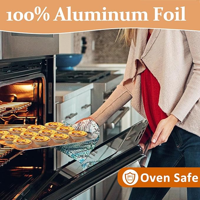 100 Pieces 2.6 Inch Round Pie Tart Small Tin Foil Pans Disposable Aluminum Mini Pie Pans for Baking, Cooking Supplies