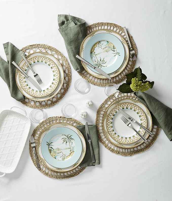 Lenox 6226625 British Colonial Bamboo Accent Plate