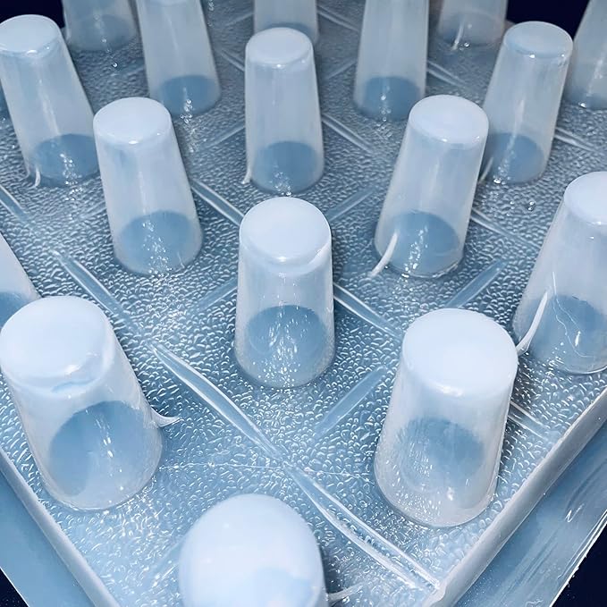 25-Cavity Mini Popsicle Mold – 50 mL Gelapaleta Mold Tray – Jello Pops, Mini Popsicles & Jello Shot Mold – Plastic Frozen Treat Maker – Made in Mexico
