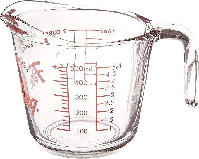 Anchor Hocking Fire-king 16 Oz Glass Measuring Cup