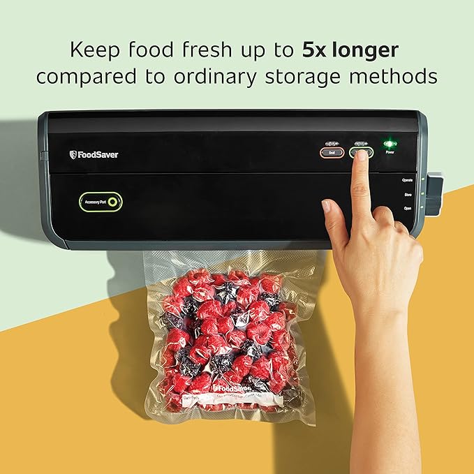 FoodSaver Premium Vacuum Sealer Bags Multisize Variety Pack 30-Count Perfect for Freezer & Pantry Storage Sous Vide Cooking BPA Free