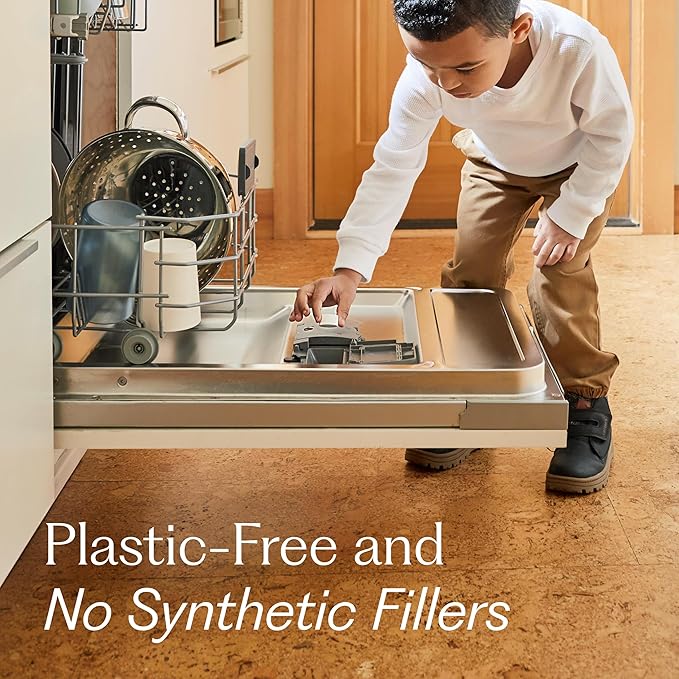 Branch Basics Dishwasher Tablets – 120 Ct | Plastic-Free, Fragrance-Free, Human-Safe | Delivers a Powerful Clean Without Harsh Chemicals (40 Count (Pack of 3))