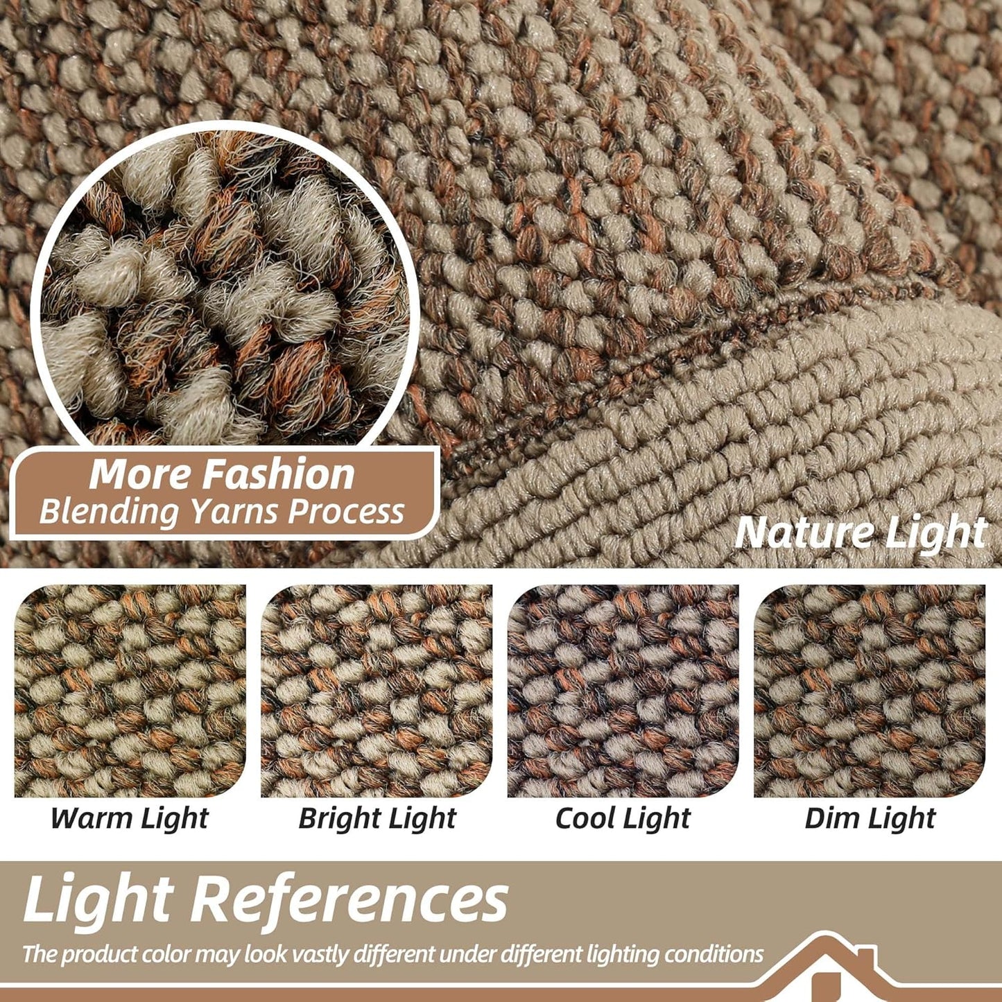 BEQHAUSE Indoor Door Mat 20" x 32", Dirt Trapper Door Mats Non-Slip Entryway Rugs Washable, Resist Dirt Absorbent Welcome Mat, Low Profile Floor Mats for Front Back Door and Entryway, Taupe