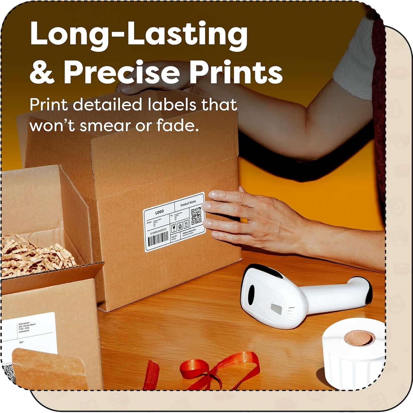 Aegis Adhesives - 4” X 1.5” Direct Thermal Labels for Printing Barcodes, Address, Perforated & Compatible with Rollo, Zebra, & Other Desktop Label Printers (10 Rolls, 900/Roll)