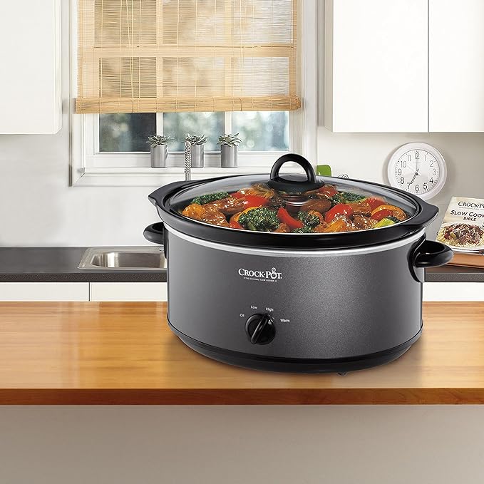 Crockpot SCV700-CH-BR Slow Cooker 7 quarts Charcoal