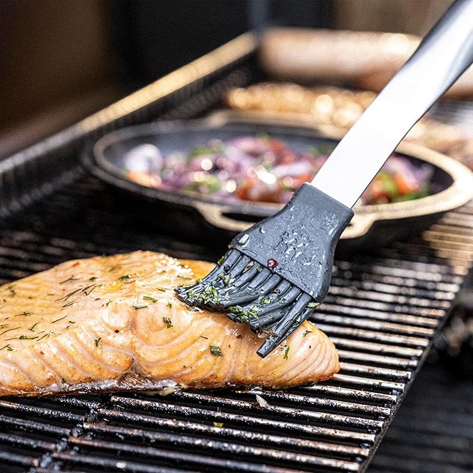 ZWILLING BBQ+ 16-inch Silicone Basting Brush with Stainless Steel Handle